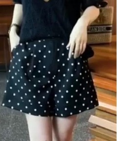 ドット柄ショートパンツ（その他パンツ）｜Mili affinity（ミリ