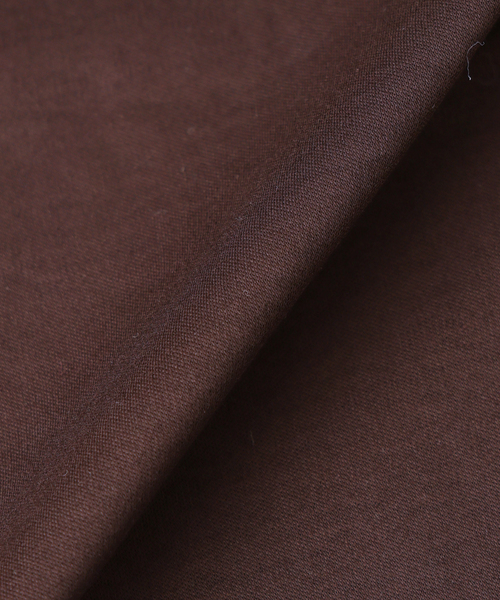 EDIFICE(エディフィス)の「Albini(アルビニ) DEEP LINE ヘンリーネックシャツ(Tシャツ/カットソー・メンズ・オートミール/チャコールグレー/ブラウン/ホワイト/オレンジ・LARGE/SMALL/MEDIUM)」の11枚目の写真