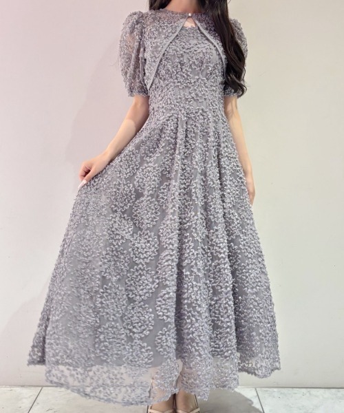 Cupid Heart(キューピッドハート)の「【Cupid Heart】結婚式用!Bloom noirドレス(ドレス・レディース・ブラック/グレー/イエロー・MEDIUM)」の11枚目の写真