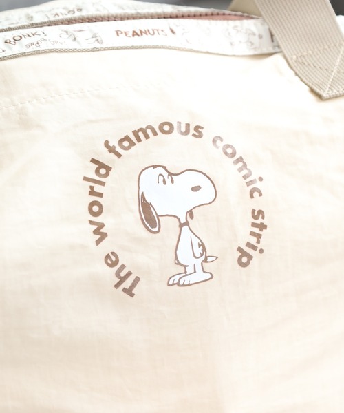SNOOPY(スヌーピー)の「SNOOPY スヌーピー トートバッグL 収納用巾着袋付き(トートバッグ・レディース・ベージュ・FREE)」の11枚目の写真