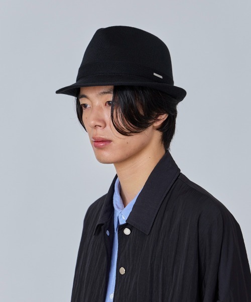 OVERRIDE(オーバーライド)の「OVERRIDE OGC STANDARD KNIT FEDORA / オーバーライド(ハット・メンズ・ブラウン/ダークグレー/ブラック・62cm/58cm/60cm)」の5枚目の写真