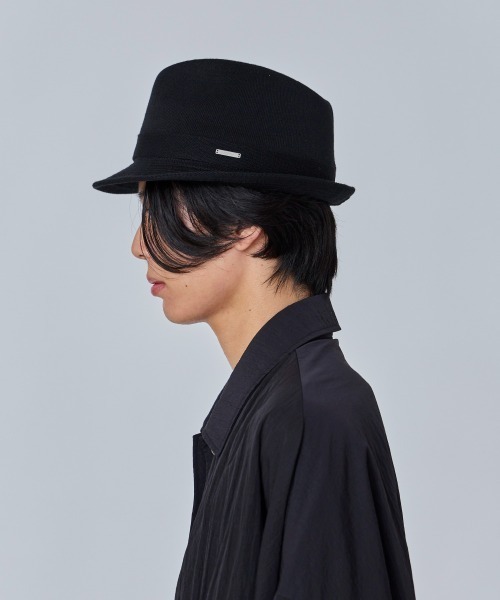OVERRIDE(オーバーライド)の「OVERRIDE OGC STANDARD KNIT FEDORA / オーバーライド(ハット・メンズ・ブラウン/ダークグレー/ブラック・62cm/58cm/60cm)」の6枚目の写真