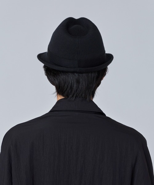 OVERRIDE(オーバーライド)の「OVERRIDE OGC STANDARD KNIT FEDORA / オーバーライド(ハット・メンズ・ブラウン/ダークグレー/ブラック・62cm/58cm/60cm)」の7枚目の写真