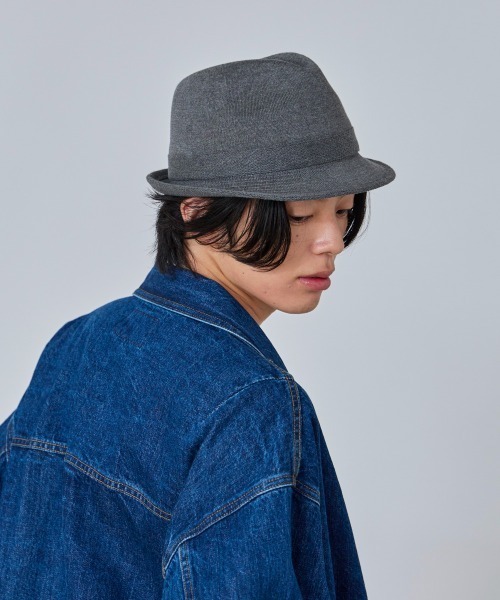 OVERRIDE(オーバーライド)の「OVERRIDE OGC STANDARD KNIT FEDORA / オーバーライド(ハット・メンズ・ブラウン/ダークグレー/ブラック・62cm/58cm/60cm)」の19枚目の写真