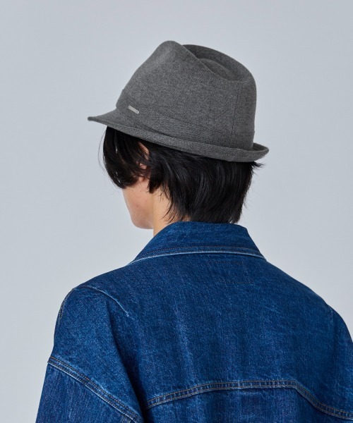 OVERRIDE(オーバーライド)の「OVERRIDE OGC STANDARD KNIT FEDORA / オーバーライド(ハット・メンズ・ブラウン/ダークグレー/ブラック・62cm/58cm/60cm)」の20枚目の写真