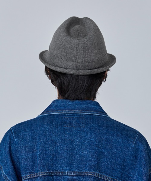OVERRIDE(オーバーライド)の「OVERRIDE OGC STANDARD KNIT FEDORA / オーバーライド(ハット・メンズ・ブラウン/ダークグレー/ブラック・62cm/58cm/60cm)」の21枚目の写真