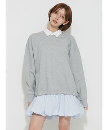 【WEB限定カラー】ドッキングラガースウェットワンピース