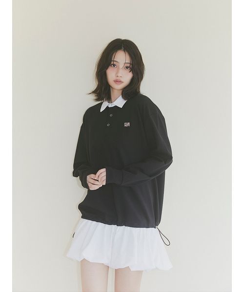 FURFUR(ファーファー)の「【WEB限定カラー】ドッキングラガースウェットワンピース(ワンピース・レディース・グレー/ネイビー/ブラック/その他・F)」の7枚目の写真