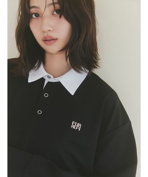 FURFUR(ファーファー)の「【WEB限定カラー】ドッキングラガースウェットワンピース(ワンピース・レディース・グレー/ネイビー/ブラック/その他・F)」の8枚目の写真