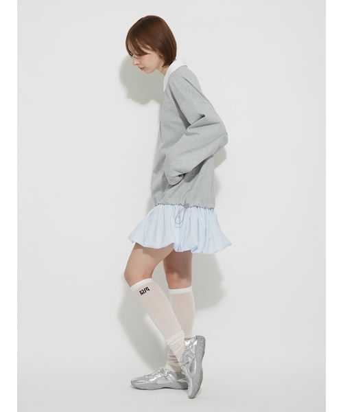 FURFUR(ファーファー)の「【WEB限定カラー】ドッキングラガースウェットワンピース(ワンピース・レディース・グレー/ネイビー/ブラック/その他・F)」の11枚目の写真