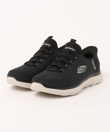 【SKECHERS】スケッチャーズ SLIP-INS:SUMMITS - KEY PACE(スリップインズ:サミッツ - キー ペース)バンジーレーススリッポンスニーカー 232469W ワイドフィット