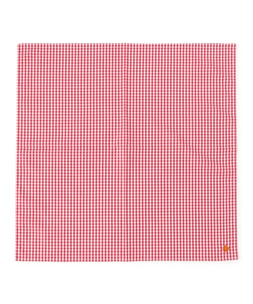 BEAMS PLUS(ビームスプラス)の「Handkerchief Gingham(ハンカチ/ハンドタオル・メンズ・ブラック/ブルー/レッド・ONE SIZE)」の3枚目の写真