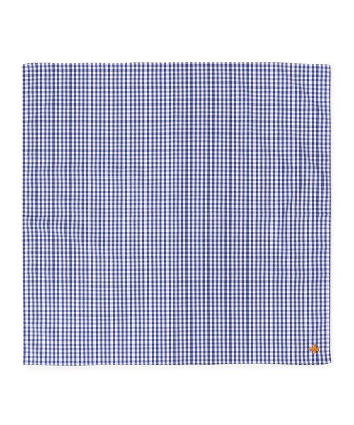 BEAMS PLUS(ビームスプラス)の「Handkerchief Gingham(ハンカチ/ハンドタオル・メンズ・ブラック/ブルー/レッド・ONE SIZE)」の2枚目の写真