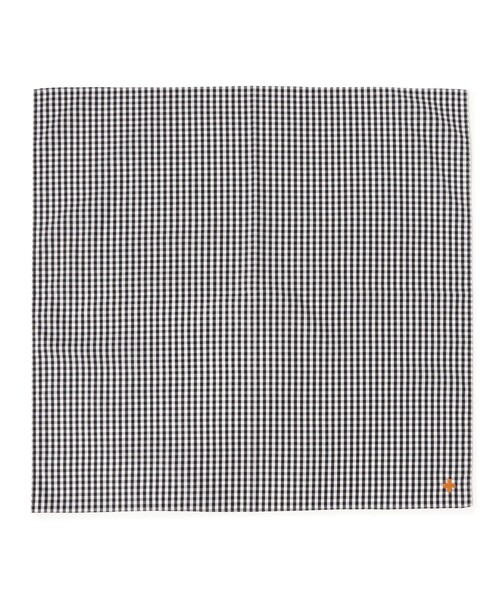 BEAMS PLUS(ビームスプラス)の「Handkerchief Gingham(ハンカチ/ハンドタオル・メンズ・ブラック/ブルー/レッド・ONE SIZE)」の1枚目の写真