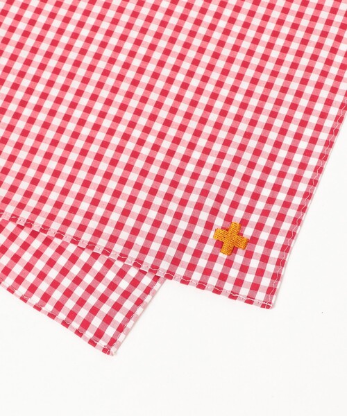 BEAMS PLUS(ビームスプラス)の「Handkerchief Gingham(ハンカチ/ハンドタオル・メンズ・ブラック/ブルー/レッド・ONE SIZE)」の5枚目の写真