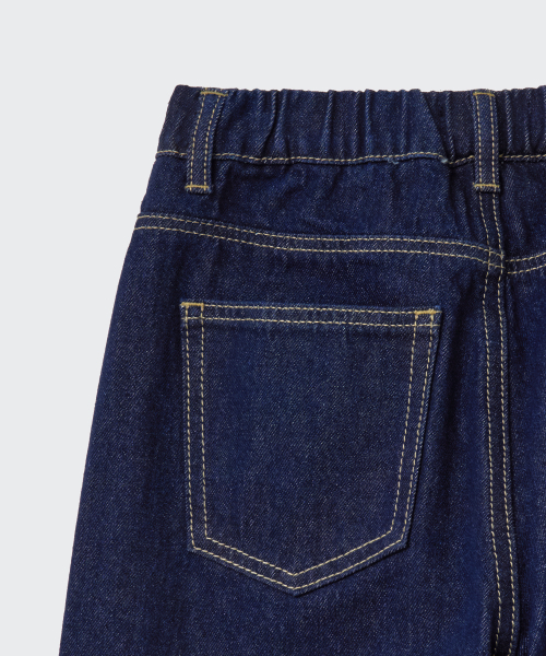 MUSINSA STANDARD KIDS（ムシンサスタンダードキッズ）の「カーブデニムパンツ [ディープインディゴ]（デニムパンツ・レディース・その他・120/130/140/150/160）」の5枚目の写真