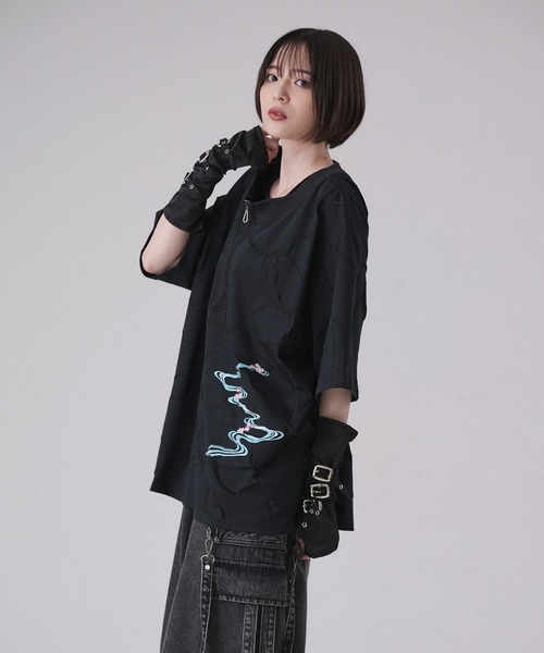 狐独(コドク)の「オパールアソートプリントTシャツ(Tシャツ/カットソー・メンズ・ブラック系その他/ブラック系その他2・MEDIUM/SMALL/LARGE)」の9枚目の写真