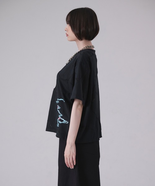 狐独(コドク)の「オパールアソートプリントTシャツ(Tシャツ/カットソー・メンズ・ブラック系その他/ブラック系その他2・MEDIUM/SMALL/LARGE)」の4枚目の写真