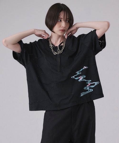 狐独(コドク)の「オパールアソートプリントTシャツ(Tシャツ/カットソー・メンズ・ブラック系その他/ブラック系その他2・MEDIUM/SMALL/LARGE)」の8枚目の写真