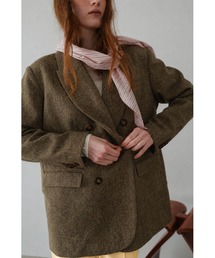 tento（テント）の「Wool-blend double-breasted jacket（テーラードジャケット）」