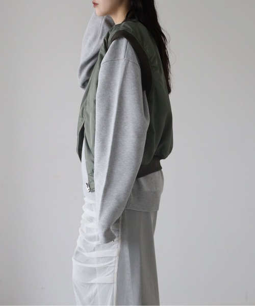 model：164cm. 着用サイズ：FREE