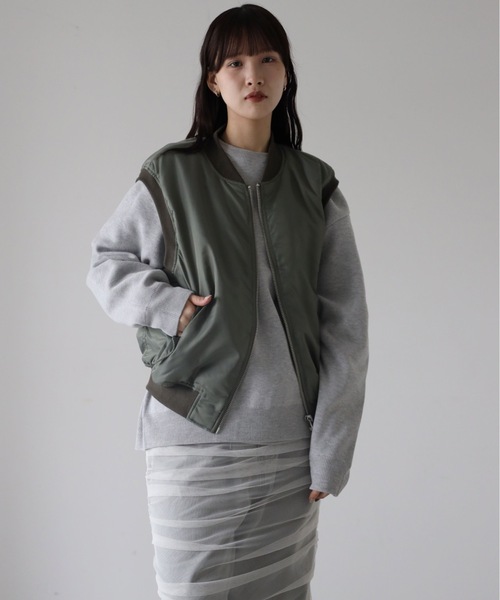 model：164cm. 着用サイズ：FREE