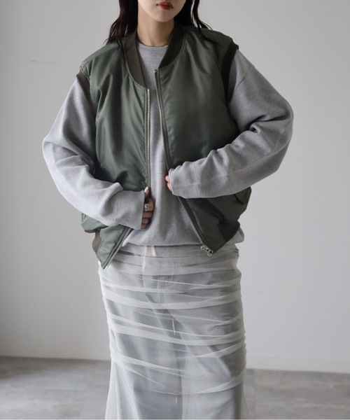 model：164cm. 着用サイズ：FREE