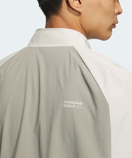 adidas(アディダス)の「トラック フルジップ ジャケット【adidas Golf/アディダスゴルフ】(ブルゾン・メンズ・ベージュ・SMALL/MEDIUM/LARGE/X-LARGE/XX-LARGE)」の6枚目の写真