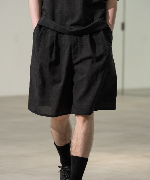 CITY TOKYO（シティトウキョウ）の「【CITY TOKYO/シティートーキョー】Cool-flex カーゴショーツ（その他パンツ・メンズ・カーキ/ブラック・1/2）」の19枚目の写真