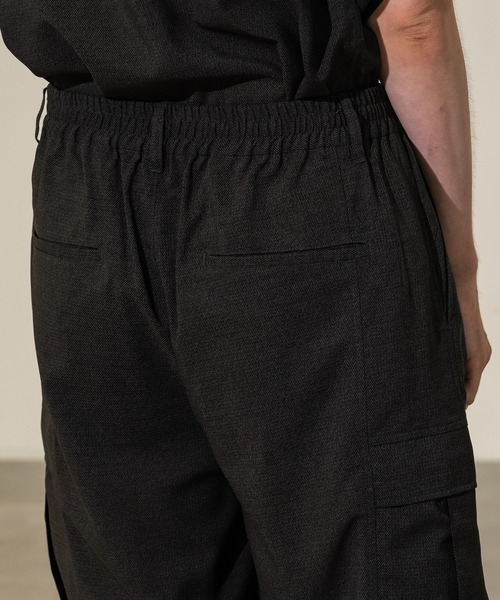 CITY TOKYO（シティトウキョウ）の「【CITY TOKYO/シティートーキョー】Cool-flex カーゴショーツ（その他パンツ・メンズ・カーキ/ブラック・1/2）」の8枚目の写真
