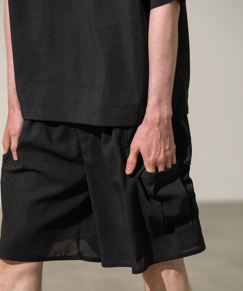 CITY TOKYO（シティトウキョウ）の「【CITY TOKYO/シティートーキョー】Cool-flex カーゴショーツ（その他パンツ・メンズ・カーキ/ブラック・1/2）」の15枚目の写真