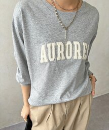 AURORESサガラ刺繍ロゴロンTEE