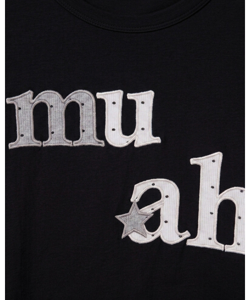 muahmuah（ムーアムーア）の「ドットスターパッチ 長袖Tシャツ [ブラック]（Tシャツ/カットソー・レディース・その他・FREE）」の12枚目の写真