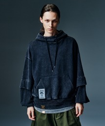 glamb（グラム）の「Tri Layered Hoodie / トライレイヤードフーディ（パーカー）」
