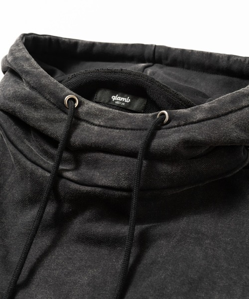 glamb(グラム)の「Tri Layered Hoodie / トライレイヤードフーディ(パーカー・メンズ・ブラック/ブルー/パープル・S/M/L)」の6枚目の写真