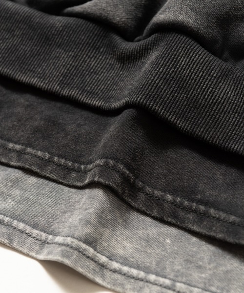 glamb(グラム)の「Tri Layered Hoodie / トライレイヤードフーディ(パーカー・メンズ・ブラック/ブルー/パープル・S/M/L)」の9枚目の写真