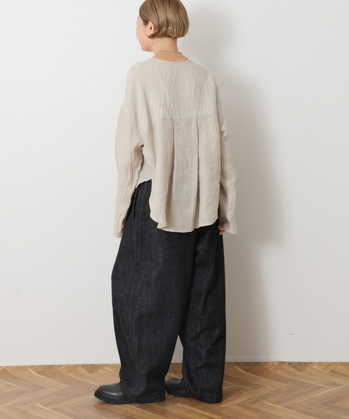 JOURNAL STANDARD LUXE(ジャーナルスタンダード ラックス)の「MATEY's ヘンリーシャツ(シャツ/ブラウス・レディース・アイボリー/ホワイト・FREE)」の16枚目の写真