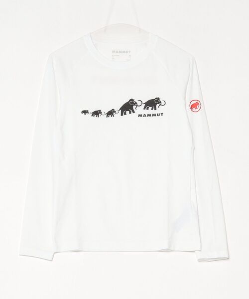 Mammut(マムート)の「【速乾】QD ロゴプリント ロングスリーブ Tシャツ AF ウィメン / QD Logo Print Longsleeve T-shirts AF Women(Tシャツ/カットソー・レディース・ブラック/ホワイト/ブラック系その他・LARGE/MEDIUM/X-LARGE/SMALL)」の2枚目の写真