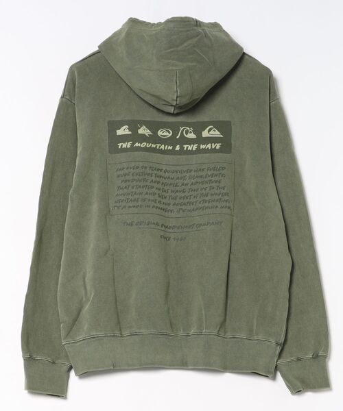 Quiksilver(クイックシルバー)の「QUIKSILVER メンズ DNA SWEAT PK パーカー 【2026年秋冬モデル】(パーカー・メンズ・ブラック/グレー/グリーン/アイボリー・MEDIUM/LARGE/X-LARGE)」の5枚目の写真