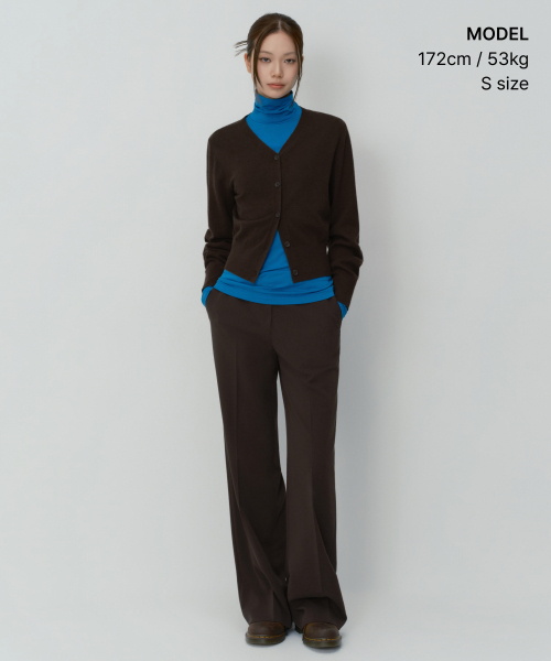 MUSINSA STANDARD WOMAN（ムシンサスタンダードウーマン）の「ウィメンズテンセルスリムタートルネックTシャツ[ティルブルー]（Tシャツ/カットソー・レディース・その他・SMALL/MEDIUM/LARGE）」の4枚目の写真