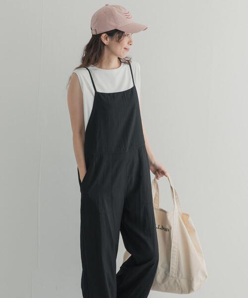 URBAN RESEARCH DOORS(アーバンリサーチドアーズ)の「撥水キャミオールインワン(その他パンツ・レディース・ブラック・MEDIUM/SMALL)」の7枚目の写真