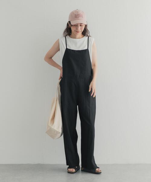 URBAN RESEARCH DOORS(アーバンリサーチドアーズ)の「撥水キャミオールインワン(その他パンツ・レディース・ブラック・MEDIUM/SMALL)」の10枚目の写真