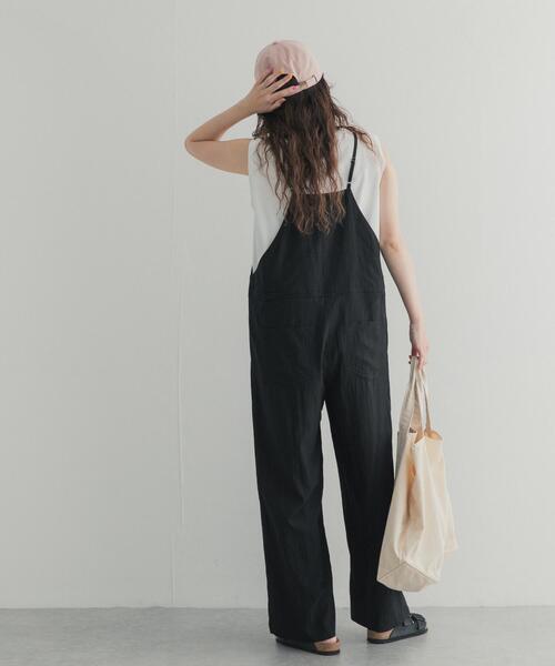 URBAN RESEARCH DOORS(アーバンリサーチドアーズ)の「撥水キャミオールインワン(その他パンツ・レディース・ブラック・MEDIUM/SMALL)」の4枚目の写真