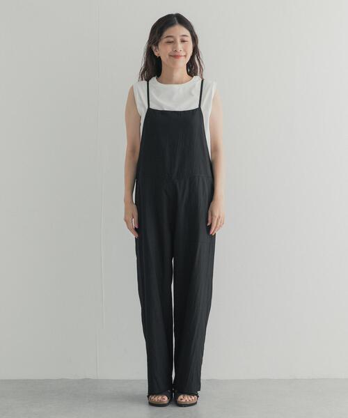 URBAN RESEARCH DOORS(アーバンリサーチドアーズ)の「撥水キャミオールインワン(その他パンツ・レディース・ブラック・MEDIUM/SMALL)」の5枚目の写真