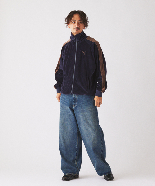 PUMA(プーマ)の「《追加カラー》PUMA / プーマ 別注 ”T7” ベロア トラックジャケット(その他トップス・メンズ・ネイビー・LARGE/MEDIUM)」の14枚目の写真
