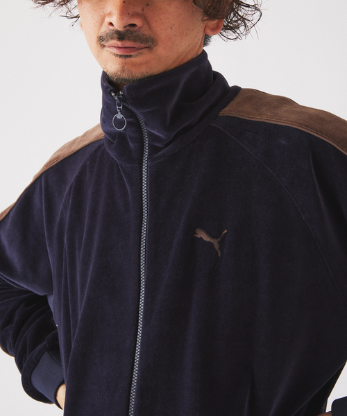 PUMA(プーマ)の「《追加カラー》PUMA / プーマ 別注 ”T7” ベロア トラックジャケット(その他トップス・メンズ・ネイビー・LARGE/MEDIUM)」の18枚目の写真