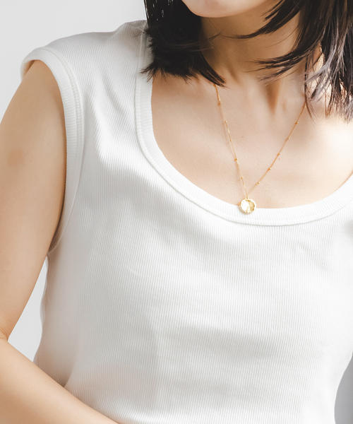 CLOSED(クローズド)の「CLOSED/クローズド Cap sleeve t-shirt(Tシャツ/カットソー・レディース・ブラウン/アイボリー・SMALL)」の11枚目の写真