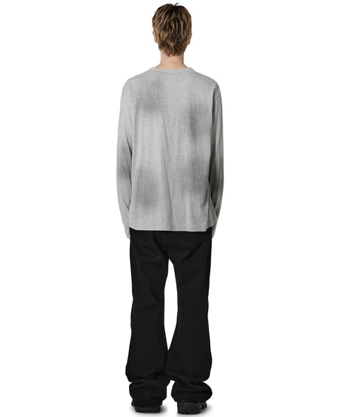 Openyard(オープンヤード)の「『Openyard/オープンヤード』 DIRTY STENCIL HENLEY LONG SLEEVE TEE/ダーティステンシルヘンリー長袖シャツ(Tシャツ/カットソー・メンズ・グレー/ホワイト/ブラック・M/S/L)」の10枚目の写真