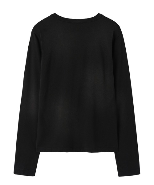 Openyard(オープンヤード)の「『Openyard/オープンヤード』 DIRTY STENCIL HENLEY LONG SLEEVE TEE/ダーティステンシルヘンリー長袖シャツ(Tシャツ/カットソー・メンズ・グレー/ホワイト/ブラック・M/S/L)」の18枚目の写真