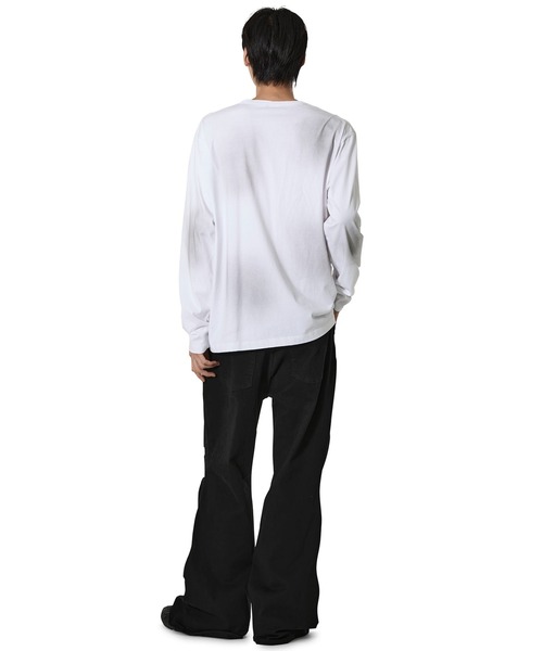 Openyard(オープンヤード)の「『Openyard/オープンヤード』 DIRTY STENCIL HENLEY LONG SLEEVE TEE/ダーティステンシルヘンリー長袖シャツ(Tシャツ/カットソー・メンズ・グレー/ホワイト/ブラック・M/S/L)」の13枚目の写真